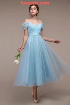 Women's mesh one-piece dress Lighting For Boutique, Light Blue Gown Dress, Cute Dresses For Weddings Guest, Wedding Party Dresses Guest, Blue Dress For Wedding Guest, Light Blue Tulle Dress, Light Blue Cocktail Dress, Slim Wedding Dresses, Blue Wedding Guest Dresses