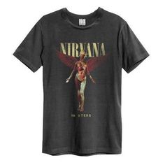 Nirvana In Utero, Camisa Rock, Nirvana Tshirt, In Utero, Living In New York, New Classic, Charcoal Color