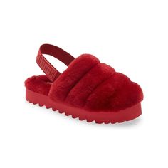 Step Out In Plush Style With This Channel-Quilted Shearling Slipper That Offers The Blissful Comfort. Slight Dye Transfer May Occur With Darker Colors During First Few Wears Genuine Shearling Upper And Lining Synthetic Sole Approximately 1.5in Heel; 1.25in Platform Upper Content: 10mm Sheepskin Eva Outsole 10mm Sock Sheepskin Insole Classic Slippers, Shearling Slippers, Slide Slippers, Ugg Slippers, Moccasins Slippers, Platform Slippers, Ugg Classic, Liner Socks, Slipper Sandals