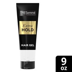 Sculpt your desired style with extra hold and shine without the stickiness or crunch. Our alcohol-free TRESemmé Extra Hold Gel is designed to control frizz for 24 hours without drying your hair out. From the #1 Styling brand, every ingredient is carefully selected to ensure your hair receives the best possible care. Our hair care products are Certified Cruelty-Free by PETA. To achieve the best results, dispense a quarter-size drop into hands and use fingers to evenly coat damp hair, creating you Tresemme Shampoo, Sleek Ponytail Hairstyles, Natural Hair Care Tips, Hair Control, Styling Gel, Frizz Control, Front Lace Wigs Human Hair, Hair Quality, Hair Gel