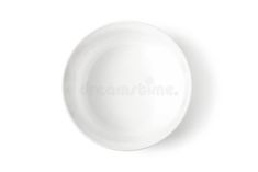 an empty white plate on a white background top view royalty images and clippings