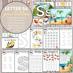 letter s printables and activities for preschool