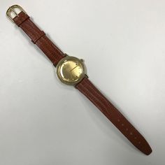 "PLEASE READ ENTIRE DESCRIPTION BEFORE PURCHASING d141 Vintage Original Lucien Piccard Swiss 14K Gold Mechanical Wrist Watch Pre-owned: Some scratches from normal wear, appropriate to its age. Face shows some discoloration. Please see photos for details. Watch is working and keeping time well.Watch is in good mechanical condition, all of our watches are tested for time by one of our watchmakers before being listed for sale. Sold as is, as shown on pictures. Specifics: *Lucien Piccard *Mechanical Classic Formal Watch With Bracelet Strap, Business Watches In Yellow Gold With Gold Clasp, Classic Gold Watch Bands With Round Dial, Gold Bracelet Strap Watch Bands For Formal Occasions, Gold Business Watch With Bracelet Strap, Vintage Gold Watch Bands For Business, Classic Formal Watches With Gold Clasp, Classic Yellow Gold Watch With Bracelet Strap, Classic Round Watch Band With Bracelet Strap