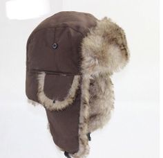 Trooper Hat, Russian Hat, Flap Hat, Aviator Hat, Ski Hat, Faux Fur Hat, Ski Cap, Ski Hats, Trapper Hats