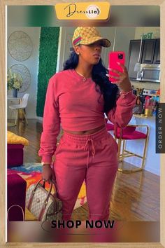 Casual Long Sleeve T Shirt Jogger Pants Sweatsuit