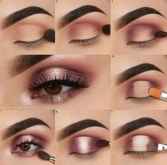 Make Up Diy, Matte Eye Makeup, Bronze Eye Makeup, Gold Eye Makeup, Prom Eye Makeup, Dramatic Eye Makeup, Applying Eye Makeup