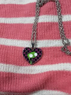 Invader Zim Necklace, Emo Necklace, Scene Necklace, 2000s Jewelry, Best Necklace