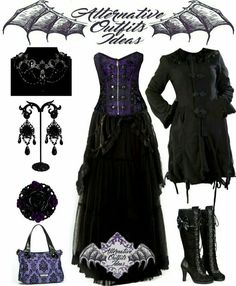 Punk Witch, Witch Outfits, Gothic Stuff, Vampire Girl