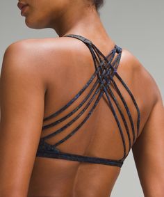 Free to Be Bra - Wild *Light Support, A/B Cup | Women's Bras | lululemon Lululemon Activewear With Built-in Bra For Yoga, Stretch Sports Bra With Multiple Straps, Strappy Sports Bra With Crisscross Straps For Yoga, Sports Bra With Multiple Straps And Stretch, Athleisure Sports Bra With Multiple Stretch Straps, Athleisure Sports Bra With Multiple Straps For Yoga, Athleisure Sports Bra With Multiple Straps For Gym, Athleisure Sports Bra With Multiple Straps For Workout, Athleisure Sports Bra With Multiple Straps