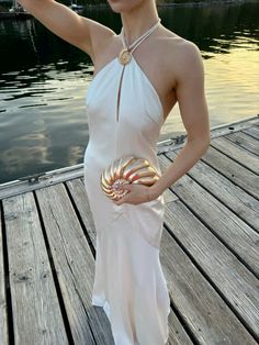 Beige Outfits, Shell Clutch, Bridal Era, Nova Skin, Bachelorette Dress, Vacation Mood, Beige Outfit, Sunset Aesthetic, Bachelorette Weekend