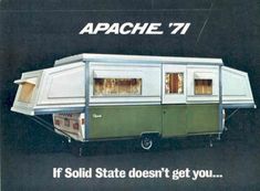 an advertisement for a mobile home with the caption if solid state doesn't get you