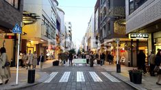 Yokohama Urban Street Scene With Shoppers And Architectural Flair Urban Street, Street Scenes, Yokohama, Architecture