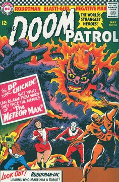 an old comic book cover with the title'doom patrol '