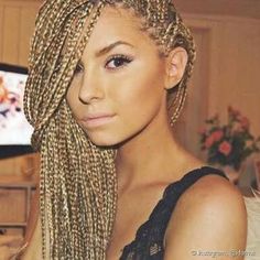 Female Braids, Rasta Braids, Bob Box Braids Styles, Box Braids Styles, Braids Color, Hair Bling, Braided Updos, Blonde Box Braids, Short Box Braids