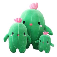 The Cactus Plushy Kawaii Style - Kawaii Peach Colorful Plant, Cat Plush Toy, Cactus Decor, Plush Bags, Wooden Baby Toys