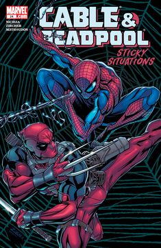 Cable & Deadpool #24 ""Sticky Situations"" (March, 2006) Spiderman Deadpool Comic, Grade 9, Marvel Images, Marvel Tshirt