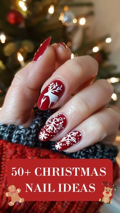 50+ Christmas Nails So Cute, Even Santa Will Be Jealous! 🎄💅 Get holiday-ready with these Christmas Nails that will make your season shine! From classy Christmas Gel Nails to fun Christmas Nails Acrylic, there's a look for every nail lover. 🎅✨ Try Cute Christmas Nails or Christmas Nails Easy if you’re up for a quick, festive DIY. Need some Nagel Inspo? We’ve got you covered with stylish Xmas Nails and Nail Art Noel to make Her Nails stand out. Go bold with Red Christmas Nails or add some sweet... Christmas Nail Colors, Holiday Manicure, Christmas Manicure, Festive Nail Art