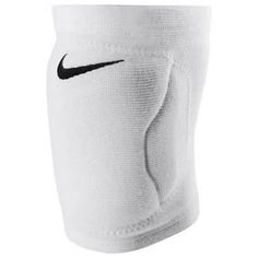 a white knee brace with black nike logo on it