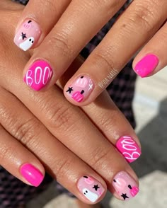 Discover (and save!) your own Pins on Pinterest. Halloween Nails Simple, Halloween Nail Ideas, Kids Nail Designs, Holloween Nails, Halloween Acrylic Nails, October Nails, Cute Gel Nails, Nails For Kids, Nails Simple