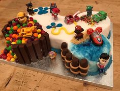 Paw Patrol Birthday Cake 3 Paw Patrol Cake, Cupcake Cake Paw Patrol, Paw Patrol Birthday Cake Ideas, Easy Paw Patrol Birthday Cake, Paw Patrol 4th Birthday Cake, Paw Patrol Bone Cake, Paw Patrol Cupcake Cake, Paw Patrol Birthday Cakes, Paw Patrol Cake Ideas