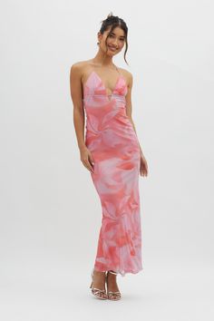 Shop the Santa Rosa Ruched Back Maxi Dress Pink | Selfie Leslie Fitted Halter Neck Lined Maxi Dress, Fitted Backless Dress For Spring Summer Parties, Spring Backless Maxi Dress With Ruched Back, Fitted Halter Neck Maxi Dress With Tie Back, Flirty Halter Neck Backless Dress For Prom, Chic Fitted Halter Dress For Summer Parties, Summer Prom Halter Dress With Tie Back, Spring Prom Maxi Dress In Flirty Style, Spring Prom Flirty Maxi Dress