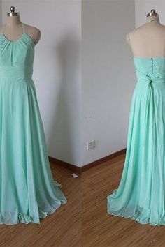 two pictures of the same dress on mannequins, one in light blue