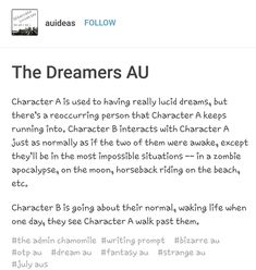 an article about the characters in shakespeare's play, the dreamings aul