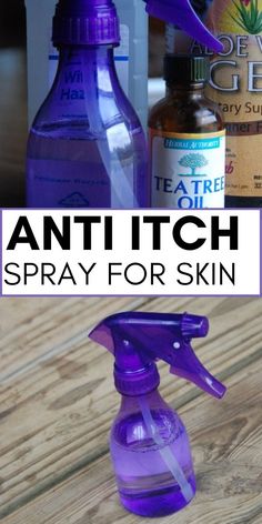 Homemade Itch Relief, Anti Itch Remedy, Natural Itch Relief, Itch Relief Skin, After Sun Spray, Diy Cleaning Products Recipes, Homemade Essential Oil, Anti Itch Cream