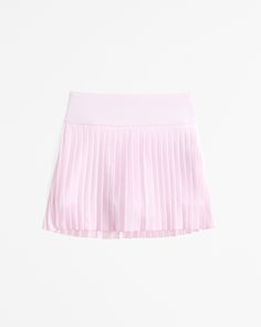 Our new high rise active skort in our soft synthetic fabric, with 4-way stretch, breathable and moisture-wicking properties. Features on-trend pleating details, built-in shorts and an elasticated waistband for maximum comfort. Abercrombie Kids, Powder Pink, Synthetic Fabric, Moisture Wicking, Built In, High Rise, Christmas, Fabric, Pink