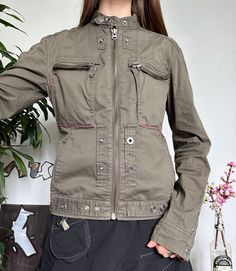 🖇Condition: 5/5 📌Brand: triple five  🔖Tag size: L Bust 18.9 in 48 cm Length 24.02 in 61 cm Shoulders 17.72 in 45 cm Waist 16.93 in 43 cm Sleeve Length 25.59 in 65 cm Casual Biker Jacket With Zip Fly For Outdoor, Casual Outdoor Biker Jacket With Zipper, Urban Long Sleeve Biker Jacket For Outdoor, Fitted Casual Biker Jacket For Outdoor, Urban Biker Jacket With Pockets, Casual Biker Jacket With Zip Fly For Biker Events, Fitted Biker Jacket With Pockets For Outdoor, Casual Long Sleeve Biker Jacket With Ykk Zipper, Casual Biker Jacket With Pockets For Biker Events