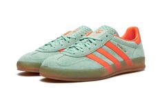 Adidas Gazelle Indoor WMNS HQ8714 Mint Shoes, Sneakers Box, Kobe Shoes, Basic Hoodie, Shoe Wishlist, All Nike Shoes, Adidas Outfit, Adidas Gazelle, Swag Shoes