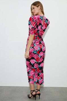 Large Floral Printed Midi Dress Printed Midi Dress, Quick Delivery, Dorothy Perkins, Floral Printed, Dress Collection, Buy Online, Floral Prints, Shop Now, Midi Dress