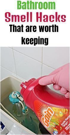 bathroom smell hacks that are worth to keep in the sink and clean your hands