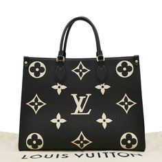 Item Details: Elevate your ensemble with the iconic LOUIS VUITTON Onthego MM Giant Monogram Leather Tote Shoulder Bag in chic Bicolor. This statement piece combines luxurious leather, the signature LV monogram, and a spacious design, making it a versatile and stylish addition to your wardrobe. Model: Onthego MM Style: Tote Shoulder Bag Color: Black Material: Bicolor Monogram Empreinte Leather Date code: Chip Made: France Measurements: W 13.5" H 10.5" D 6" Accessories: Dust Bag. Condition Detail: Very Good - This bag is gently used and has light corners rubbing. Its gold color hardware is in good condition. The interior of the bag is clean. This bag is without any unpleasant smell. Please check the details and pictures before purchasing.Please do not hesitate to ask questions regarding our Onthego Mm, Louis Vuitton Onthego, Lv Monogram, Prada Crossbody, Monogrammed Leather, Prada Crossbody Bag, Shoulder Bag Black, Chanel Handbags, Chanel Bag