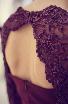 Pantone’s 2015 Color: 100 Marsala Wedding Ideas | HappyWedd.com Netted Embroidery Blouse Designs, Half Net Blouse Design, Net Neck Designs For Gown, Blouse Designs Latest Net, Half Saree Blouse Designs Back Neck, Netted Blouse Designs Latest, Net Blouse Models, Net Blouse Back Neck Designs, Net Cloth Blouse Designs