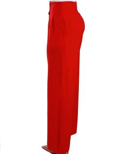 Being bold is the standard when you wear these fire palazzo pants. This piece embodies a fit and flare style that will turn heads immediately. Add definition to your outfit in an instant! High waisted, long pants with wide legs. Pockets are hidden in the side seams. These pants will make an elegant look with a silk blouse or bodysuit. Pair with our black bodysuit! Color: Red Inseam: 32" Hidden front zipper Made in USA 95% Rayon / 5% Spandex Available for pick up and is shipped out within 3 busin Cute Work Pants, Red Palazzo Pants, Work Wear Women, Women Pants, Wide Legs, Fashion Story, Palazzo Pants, Black Bodysuit, Work Pants