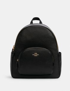 Coach Backpack, Bags Coach, Black Leather Backpack, Backpack Brands, Coach Outlet, Coach Leather, Designer Backpacks, Mini Backpack, Backpack Purse