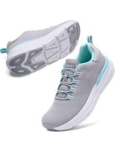 Dark Grey  Collar     Embellished   Women Shoes Stylish Walking Shoes, Indoor Gym, Sporty Looks, Tennis Fashion, Walking Shoes Women, Air Circulation, Wedge Sneakers, Outdoor Workouts, Womens Wedges