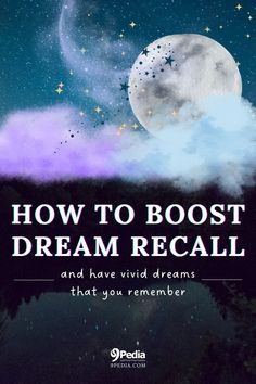 How to Boost Dream Recall and Have Vivid Dreams that You Remember #recalldreams #rememberdreams #vividdreams #sweetdreams #howtorecalldreams #howtorememberdreams #MSM #MSMsupplements #MSMfordreams #MSMfordreaming How To Remember Dreams, Dream Recall, Vivid Dreams