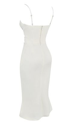 Satin Cutout Corset Dress in WhiteSatin Cutout Corset Dress in WhiteIf you want to be a sexier, more attractive woman, this Satin Cutout Corset Dress in White is a must-have. Designed to show off your beautiful figure, this dress features a waist-in design and a captivating hollow out design. The pure white color adds an intellectual and elegant touch to your overall look.Where to WearThis dress is perfect for: Romantic dinner dates Champagne with the girls Cocktail bars Party nights Key Feature Cocktail Bars, Duchess Satin, Romantic Dinner, Beautiful Figure, Plus Dresses, Ruched Dress, Your Beautiful, Bandage Dress, Corset Dress