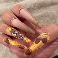 Autumn Leaves Chipmunks Hand Painted Press on Nails Nail Art False Nails Glue on Nails Gift for Her - Etsy Autumn Thanksgiving, Thanksgiving Nails, Nails Nail, Chipmunks, False Nails, Glue On Nails, Miami Beach, Press On Nails, Autumn Leaves