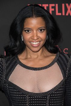 Renee Elise Goldsberry Renee Elise Goldsberry, Renée Elise Goldsberry, Veuve Clicquot Polo Classic, Nae Nae, Altered Carbon, Will Rogers, And Peggy, The Great White, Polo Classic