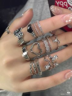 Punk Girls, قلادات متدلية, Ring Party Jewelry, Mode Tips