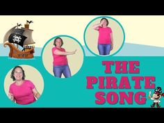 three women in pink shirts are posing for the pirate song