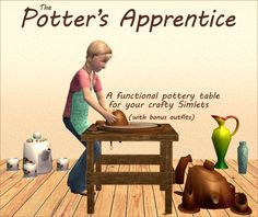 the potter's apprentce is an interactive pottery table for your crafty simulators