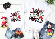 Joy To The World Disney Christmas 2021 T-shirt Christmas Disney Shirt, Epcot Christmas, Custom Disney Shirts, Disney Couple Shirts, Disney Family Shirts, Disney Christmas Shirts, Family Disney Trip, Matching Disney Shirts, Toy Story Shirt