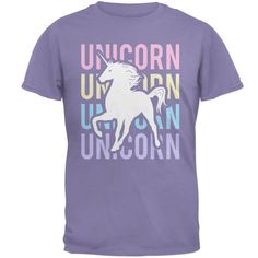 Unicorn Stacked Repeat Mens T Shirt Cotton Graphic Tee With Unicorn Print, Unicorn Print Graphic Tee With Crew Neck, Unicorn Images, Unicorn Design, Raglan Tee, A Unicorn, Mothers Day Shirts, Day Outfit, Carolina Blue