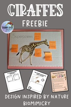 the giraffes freebie is designed by nature's biomircy