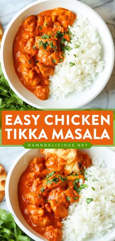 Another go-to comfort food for the whole family! Not only does this Chicken Tikka Masala come out perfectly tender, but it also has a creamy, flavor-packed sauce. Gotta love a homemade dinner recipe that's better than takeout! Easy Chicken Tikka Masala, Chicken Tikka Masala Recipes, Tikka Masala Recipe, Tandoori Masala, Chicken Tikka Masala, Masala Recipe, Chicken Tikka, Tikka Masala, The Chicken