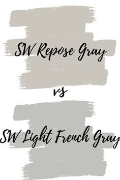 the words sw agreeable gray vs sw accessible beige